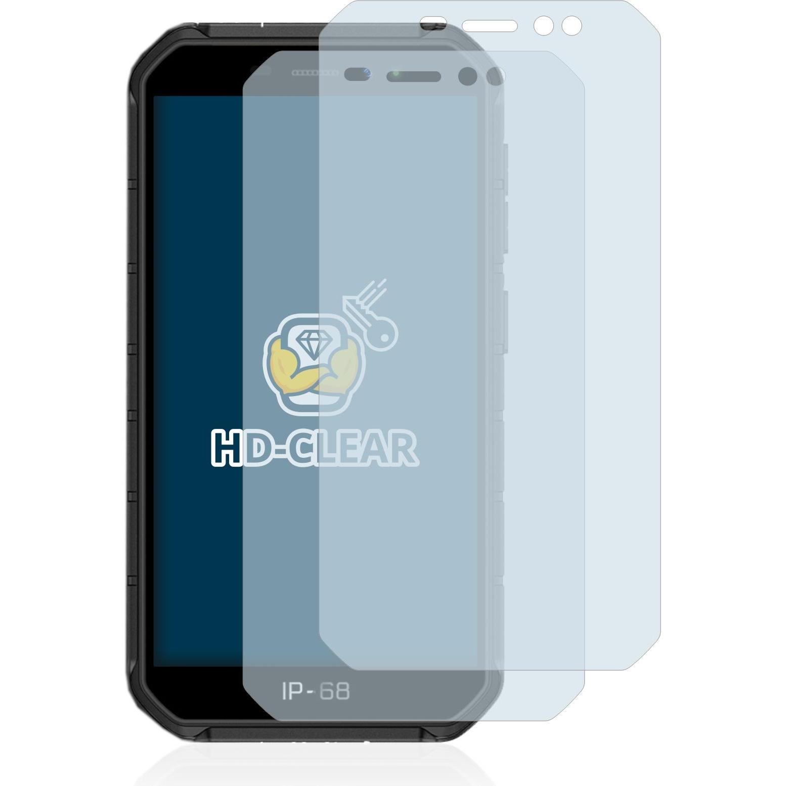 Thumbnail - BROTECT Schutzfolie Displayschutz Klar (2 Stück, Ulefone Armor X7), Smartphone Schutzfolie, Transparent