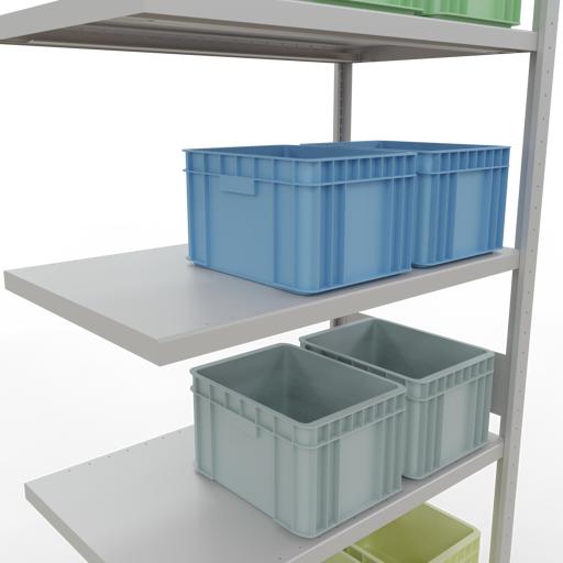 Image du produit Schulte Lagertechnik Système enfichable Élément suivant MULTIplus330 avec traverse de longueur