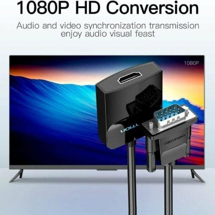 Image du produit Vention Câble convertisseur VGA vers HDMI (Adaptateur jack)
