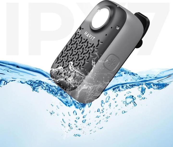 Image du produit Havit Haut-parleur BT SK868BT, 5W, étanche, noir