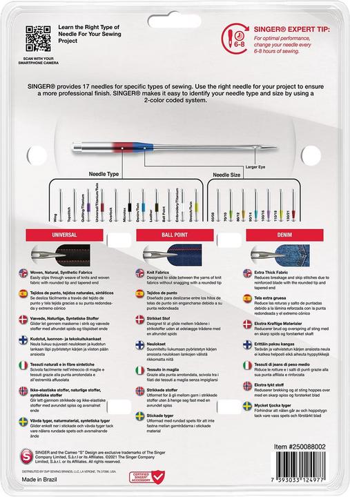 Image du produit Singer Nadel Set