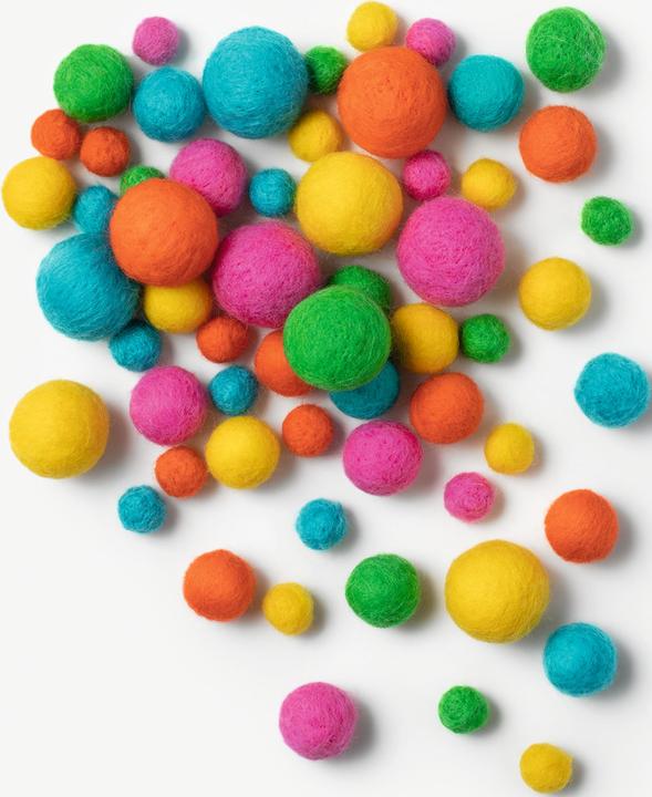 Image du produit Folia Boules en feutrine (10 mm)