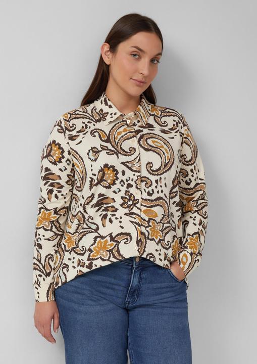 Immagine prodotto s.Oliver T-Shirt Elastische Hemdbluse aus Jersey (48)