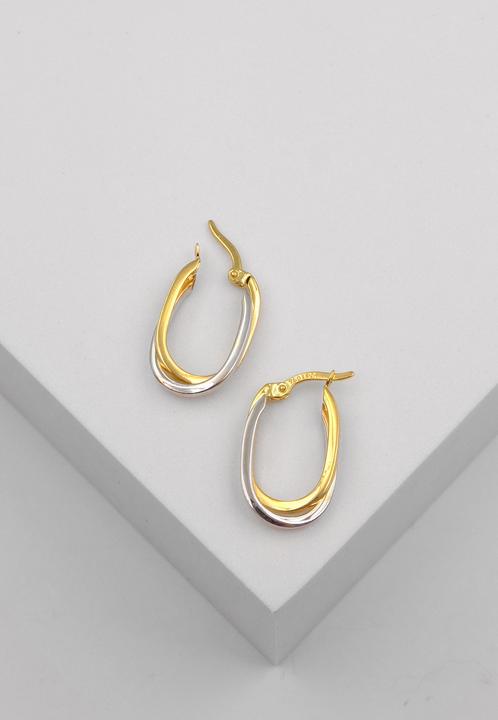 Image du produit Muau Créoles (750/18 K Or jaune, Or blanc 750/18 K)