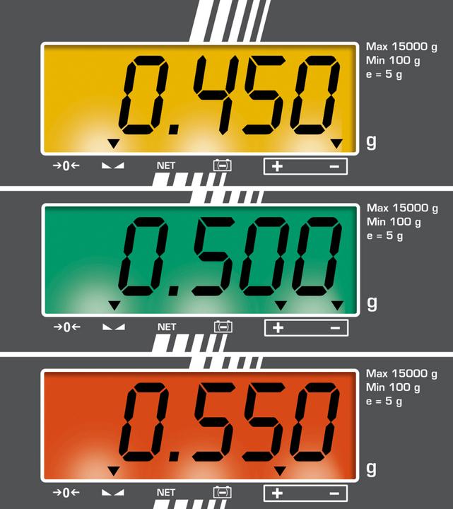 Actual product image Kern IP-protected bench scale WTB 1K-4N