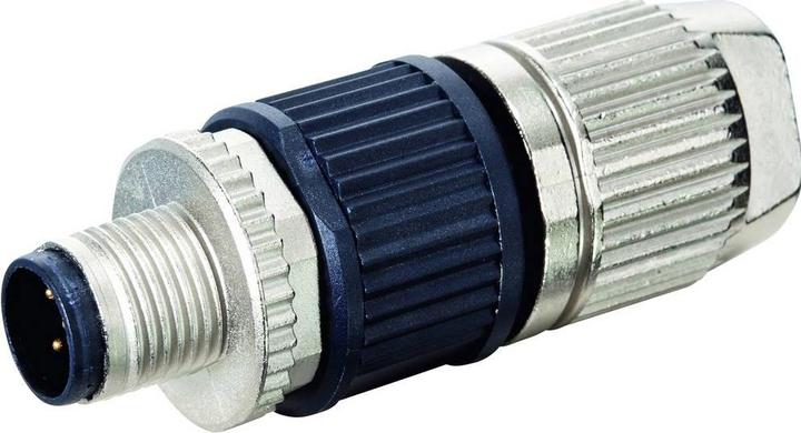 Produktbild Murr Elektronik MOSA M12 St. ger. selbstanschl. Schneidklemme 5-pol., 0.34-0.5mm²
