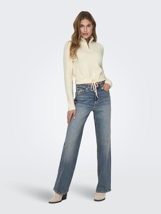 Actual product image Only ONLJUICY Hohe Taille Weiter Beinschnitt Jeans Jeans mit weitem Bein (W29/L32)