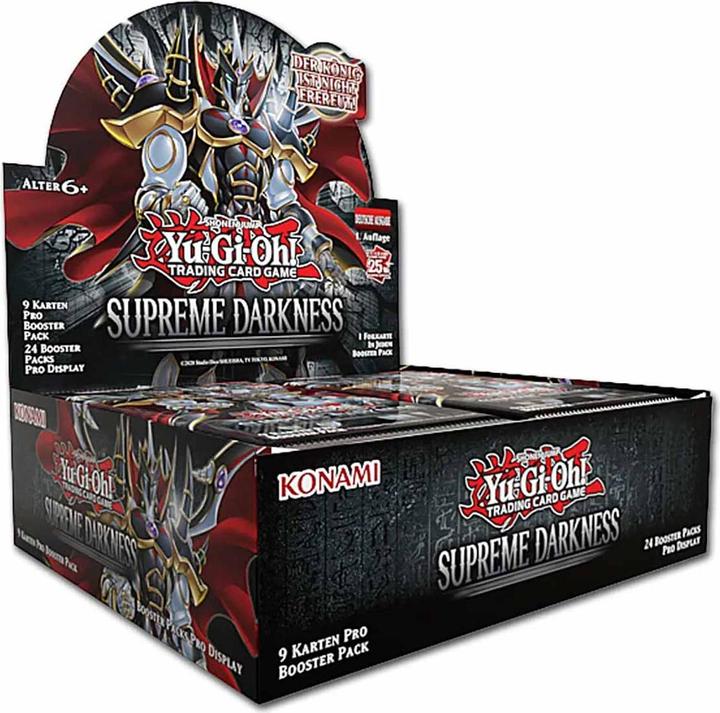 Actual product image Yu-Gi-Oh Supreme Darkness Booster Box EN (German, Booster Pack)