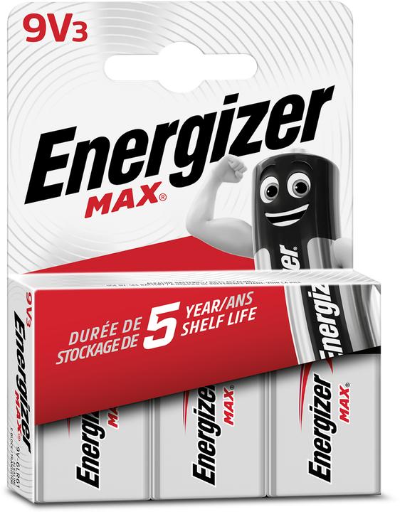 Immagine prodotto Energizer Max Alcalina (3 pz., 9V Block)