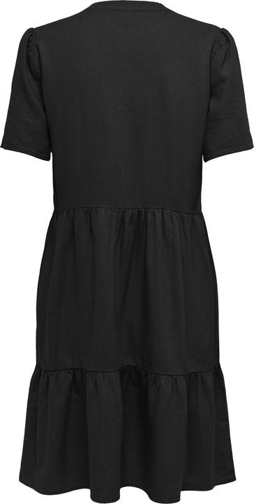 Image du produit Only Coupe normale Col en V Robe courte Robe en forme de cloche (L)