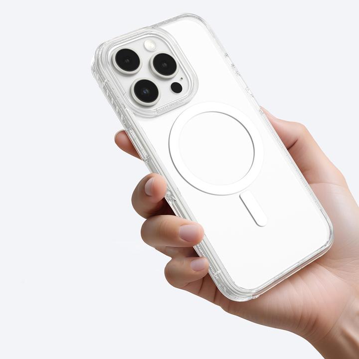 Actual product image Amazingthing Titan Pro Mag Case mit Magnetring für iPhone 16 Pro - Transparent (Apple iPhone 16 Pro)