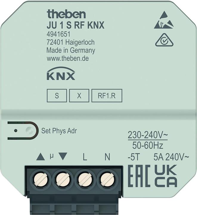 Theben 4930200 Actionneur de commutation ou de stores RMG KNX - 8