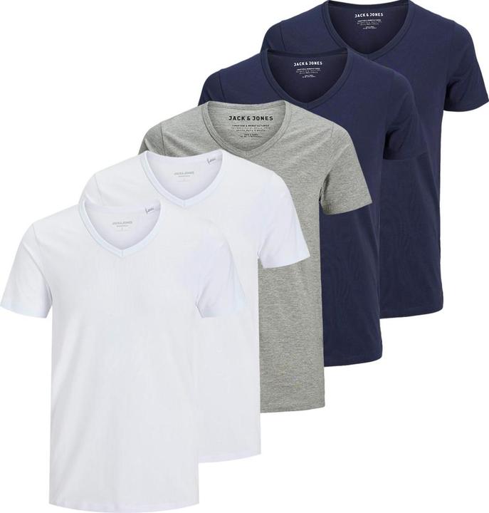 Produktbild Jack & Jones 5er Pack Essentials T-Shirt (XL)