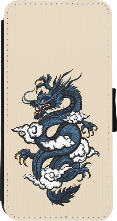 Produktbild PhoneLook Hülle Wallet schwarz Blue Dragon Tattoo (Apple iPhone 11)