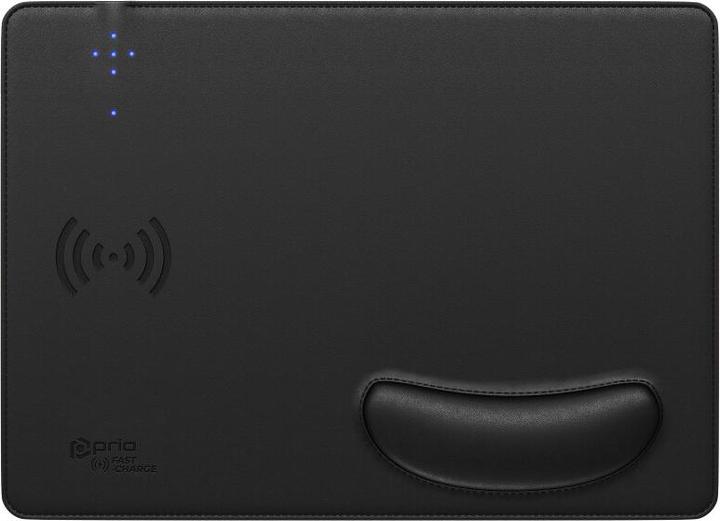 Actual product image prio Fast Wireless Charging Mouse Pad 15W (USB C) black