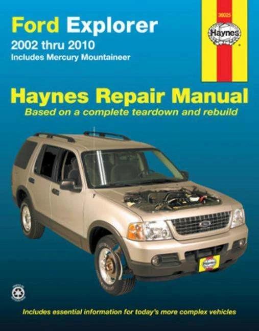 Produktbild Ford Explorer 2002 Thru 2010: Includes Mercury Mountaineer (Englisch, Haynes Publishing, 2012)