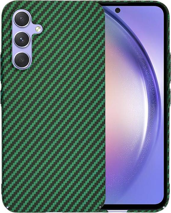 Produktbild Techsuit - Carbonite FiberShell - Samsung Galaxy A54 - Green (Samsung Galaxy F54)