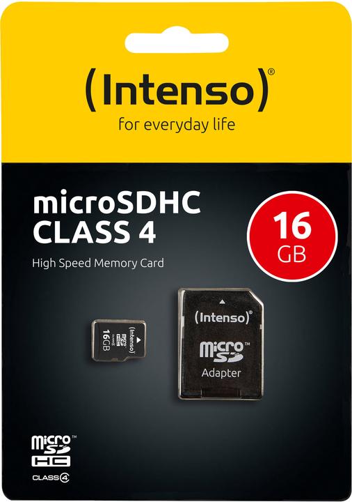 Produktbild Intenso Flash (16 GB, microSDHC)