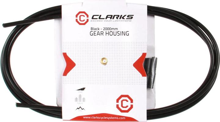 Clarks SP4 -Umwerfpanzerung mit Teflon 4mm x 2000 mm + 4 Spitzen Y2029 Schwarz