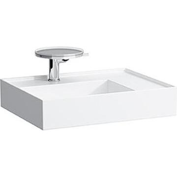 Thumbnail - Laufen, Waschbecken, Waschtisch KARTELL 600x460mm Abl. re o ÜL o Hahnloch weiss (460 mm, 600 mm)