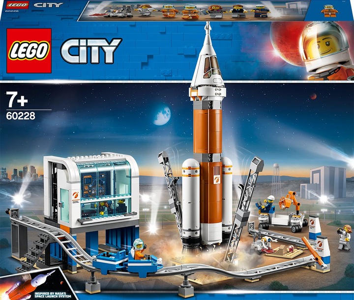 Produktbild LEGO Weltraumrakete mit Kontrollzentrum (60228, LEGO City)