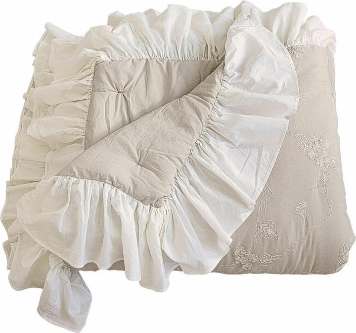 Immagine prodotto Loberon Trapunta Clarissa grigio (260 x 240 cm)