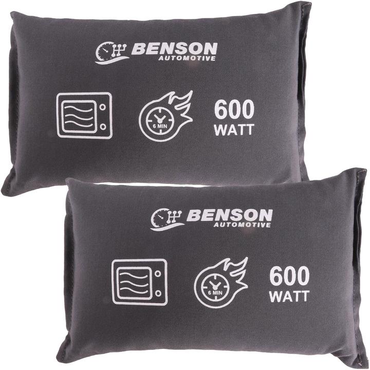 Benson Déshumidificateur pour voiture avec gel de silice, 1kg, lot de 2