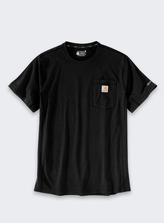 Produktbild Carhartt Force T-Shirt mit mittlerer Tasche, schwarz (S)