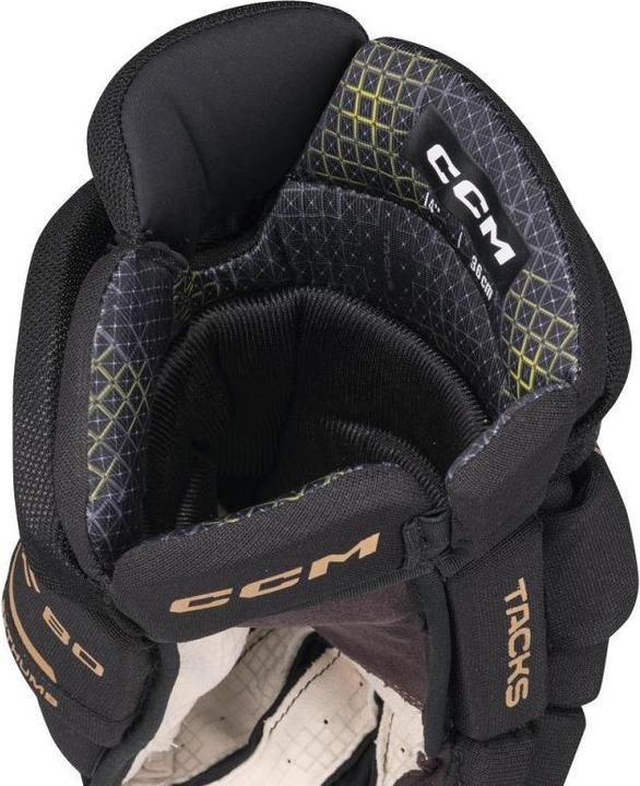 Produktbild CCM Tacks XF80 SR Hockeyhandschuhe (Schwarz/weiss, SR 13"/33 cm) (13)