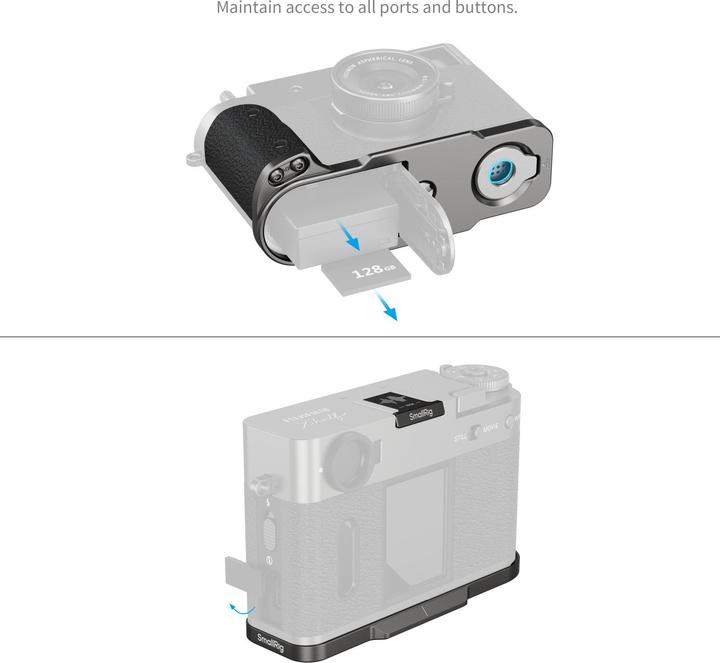 Produktbild SmallRig L-Winkel mit Silikon-Griff, Detailfarbe: Schwarz