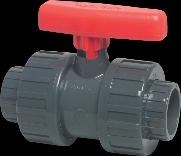 Actual product image Profec PVC ball valve PN 10 adhesive socket 90mm