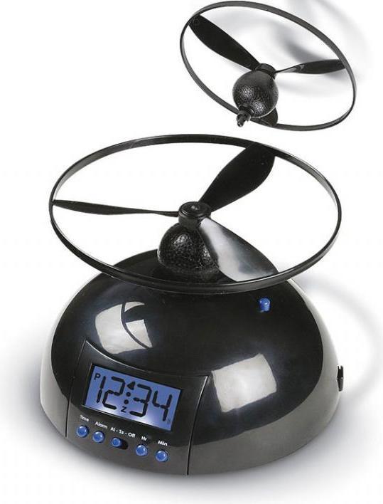 Actual product image TOP Flying alarm clock