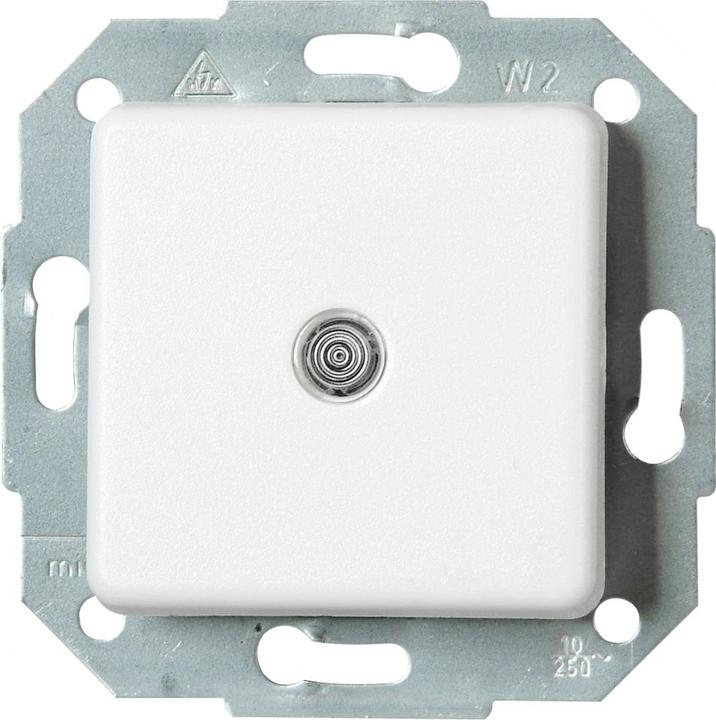 Actual product image Kopp Push-button illuminable Europa arctic white