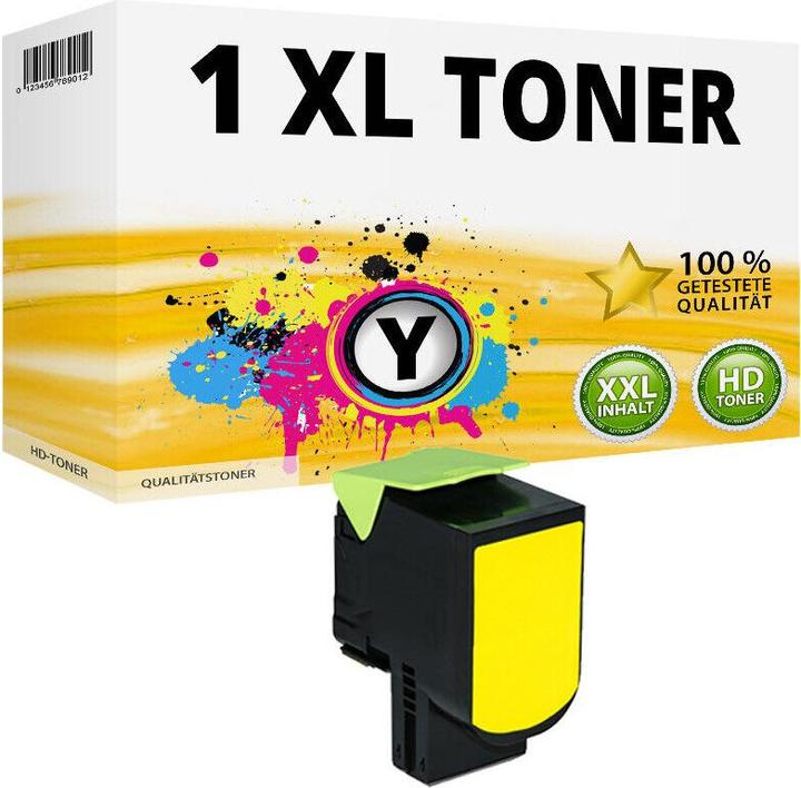 Image du produit Druckfuxx XL Toner für LEXMARK C 2535 DW MC 2535 ADW MC 2424 DW C 2425 DW MC 2435 ADWE