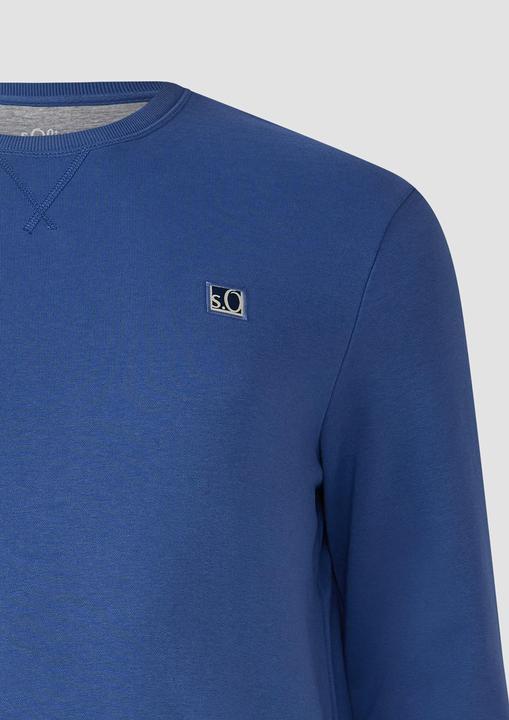 Produktbild s.Oliver Sweatshirt Sweatshirt aus Baumwollmix mit Crew Neck (XXL)
