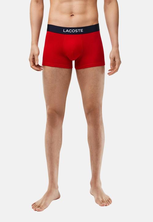 Produktbild Lacoste Boxershorts Trunks mit Print 3er Pack (XL, 3er Pack)