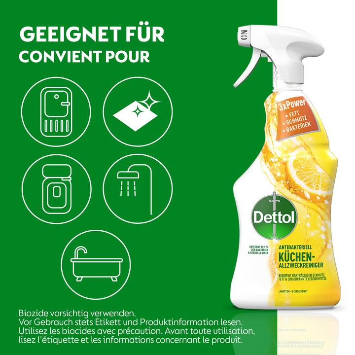 Image du produit Dettol Nettoyant tout usage avec senteur citron & citron vert