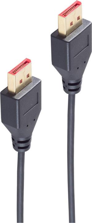 Produktbild Shiverpeaks ®-BASIC-S--Displayportkabel 1.4, Stecker-Stecker, UHD 8K, extra dünn schwarz, 1,0m (1 m, DisplayPort, 1.4)