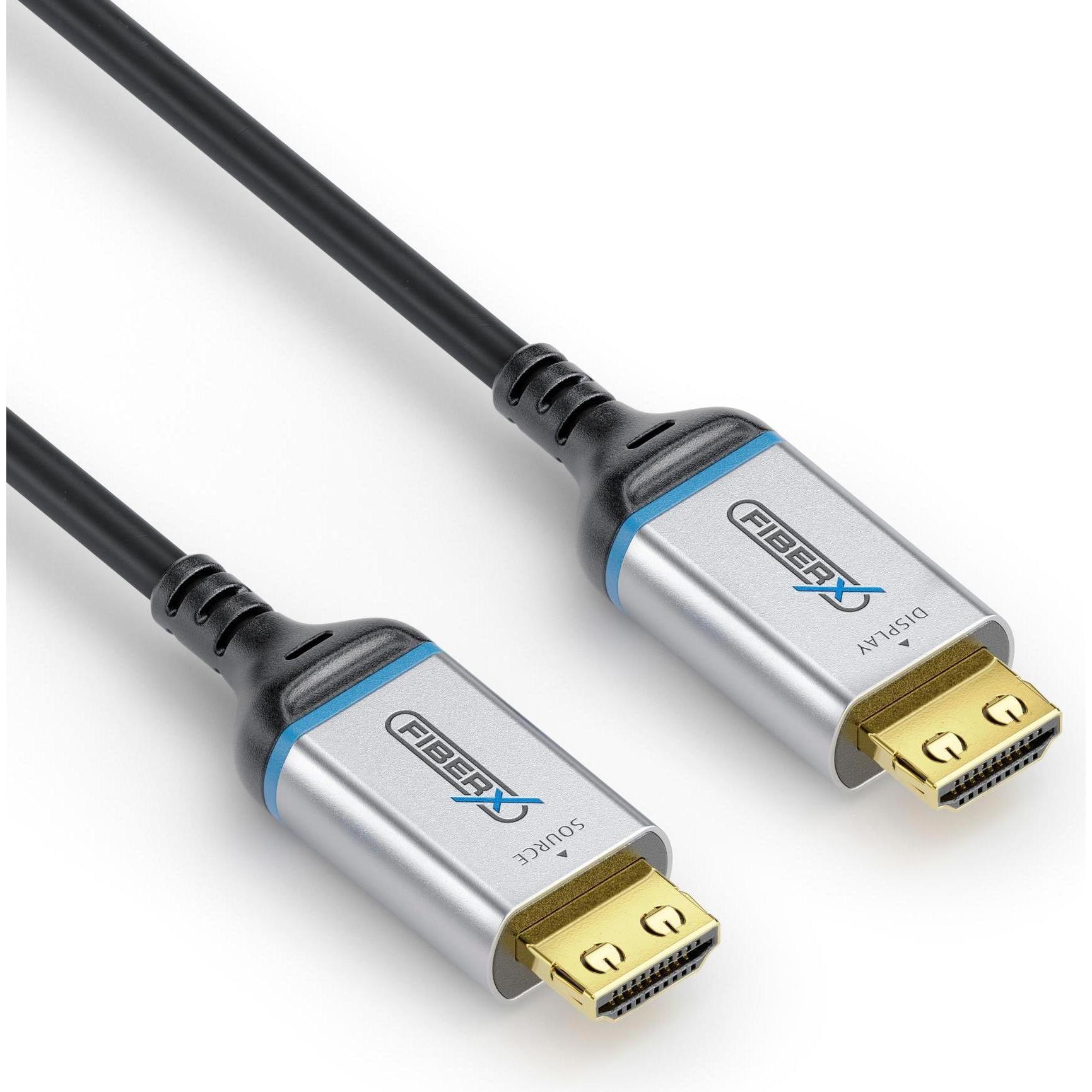 Thumbnail - FiberX HDMI (Typ A) — HDMI (Typ A) (7.50 m, HDMI), Video Kabel