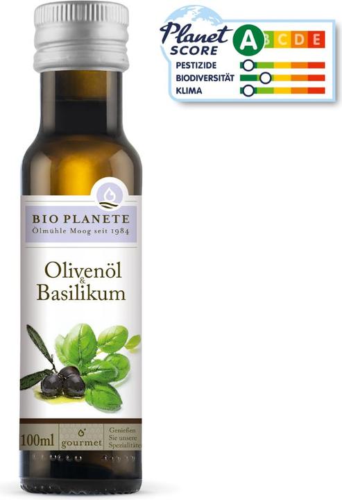 Produktbild Bio Planète Olivenöl & Basilikum (10 cl)