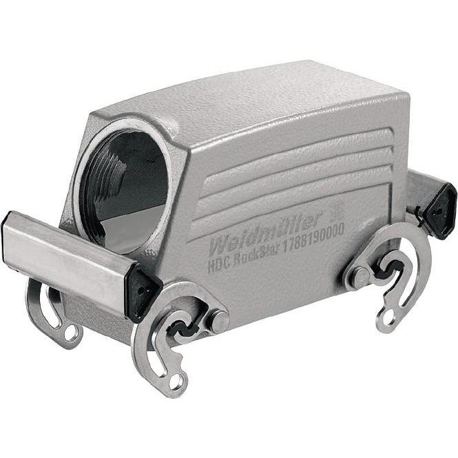 Weidmüller Tüllengehäuse Querbügel Alu IP66 1788190000, Elektronikkabel + Stecker, Grau