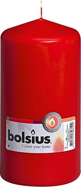 Actual product image Bolsius Pillar candle 15x7,8cm red