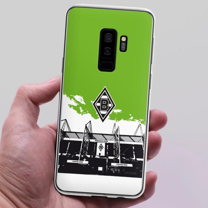 Produktbild DeinDesign Silikon Hülle für Samsung Galaxy S9 Plus Duos Handyhülle Case Smartphone Schutzhülle Borussia (Samsung Galaxy S9+)