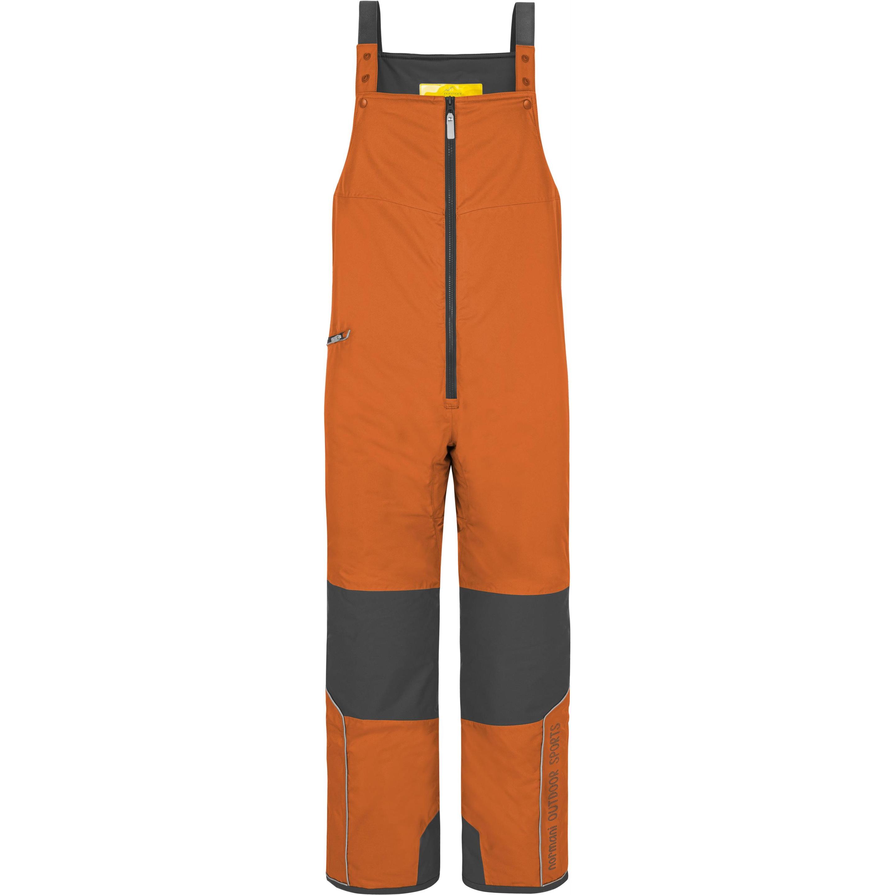Normani, Herren, Skihosen, Kinder Winterhose mit Hosenträgern „Ulukhaktok“ - 9029 (104), Orange, 104