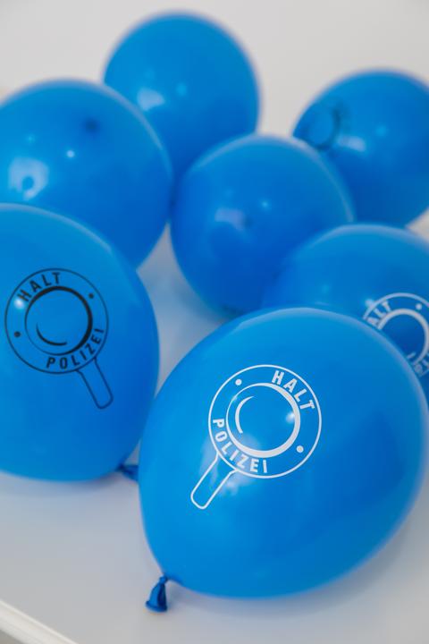 Produktbild DH-Konzept Luftballons Polizei (8x)
