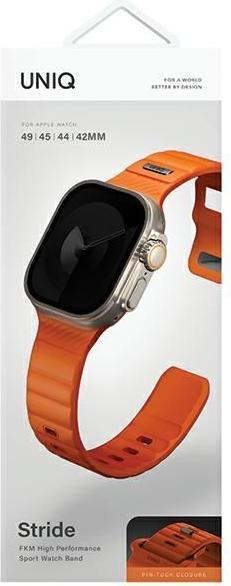 Produktbild Uniq pasek Stride Apple Watch Series 1/2/3/4/5/6/7/8/9/SE/SE2/Ultra/Ultra 2 42/44/45/49mm FKM Rubber (42 mm, 44 mm, 45 mm, 49 mm, Kunststoff)