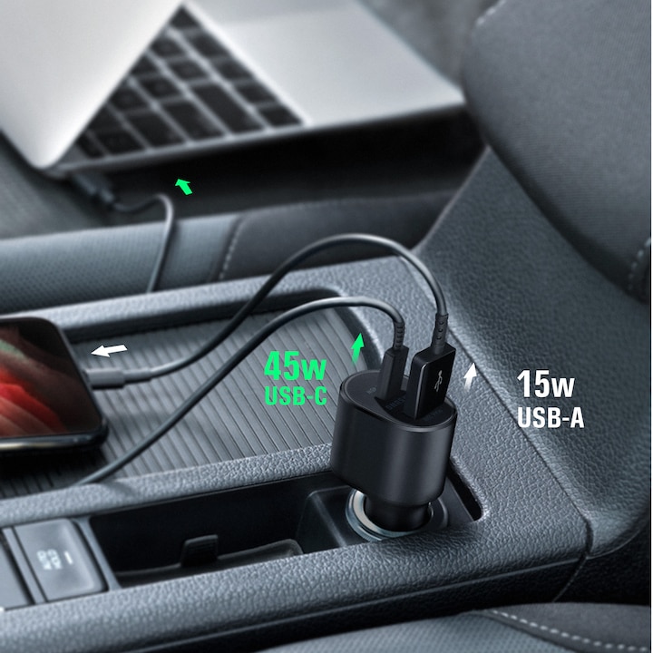 Immagine prodotto Samsung Caricabatterie rapido per auto doppio