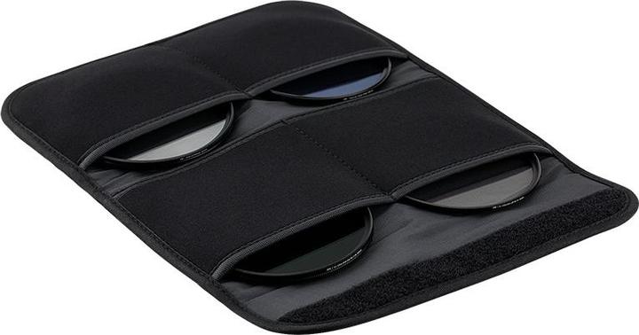 JJC FP K4L Grey Filter Pouch holds 4 filters up to 82mm (82 mm)