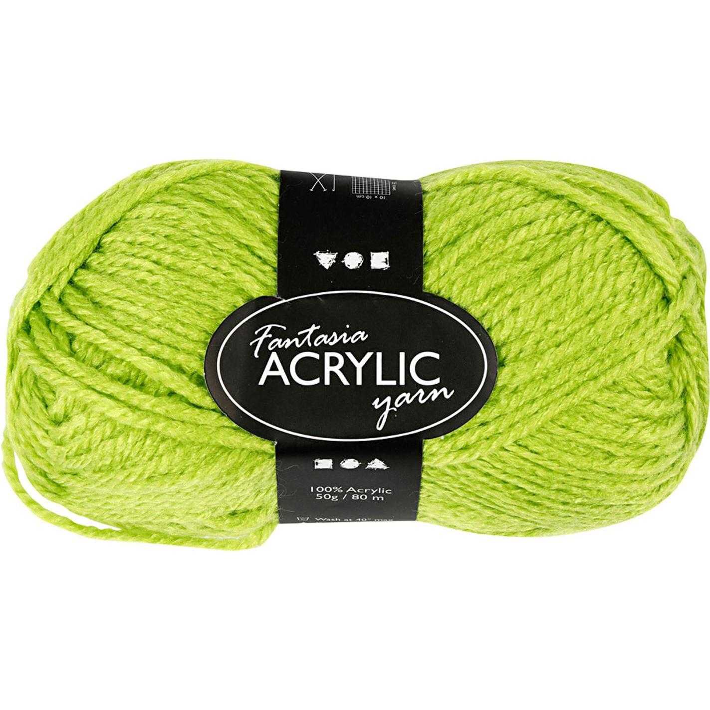 Creativ Company Acrylwolle 50g, Garn + Wolle, Grün