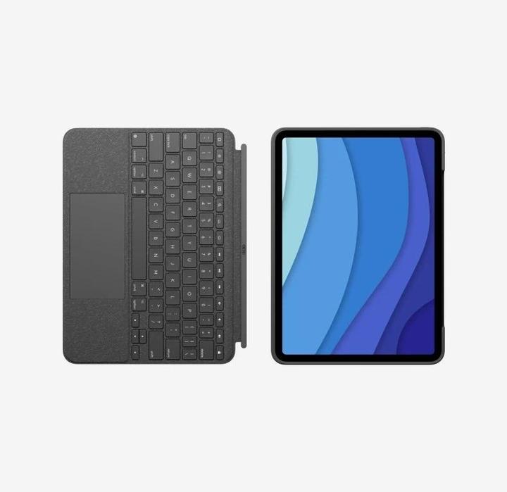 Immagine prodotto Logitech Combo Touch (US, iPad Pro 12,9 2022 (6a generazione), iPad Pro 12.9 2021 (5a generazione))